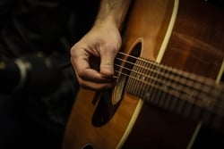 Country Guitar Music - Relaxing and Happy Folk Acoustic Guitar Instrumental  for Studying, Reading 